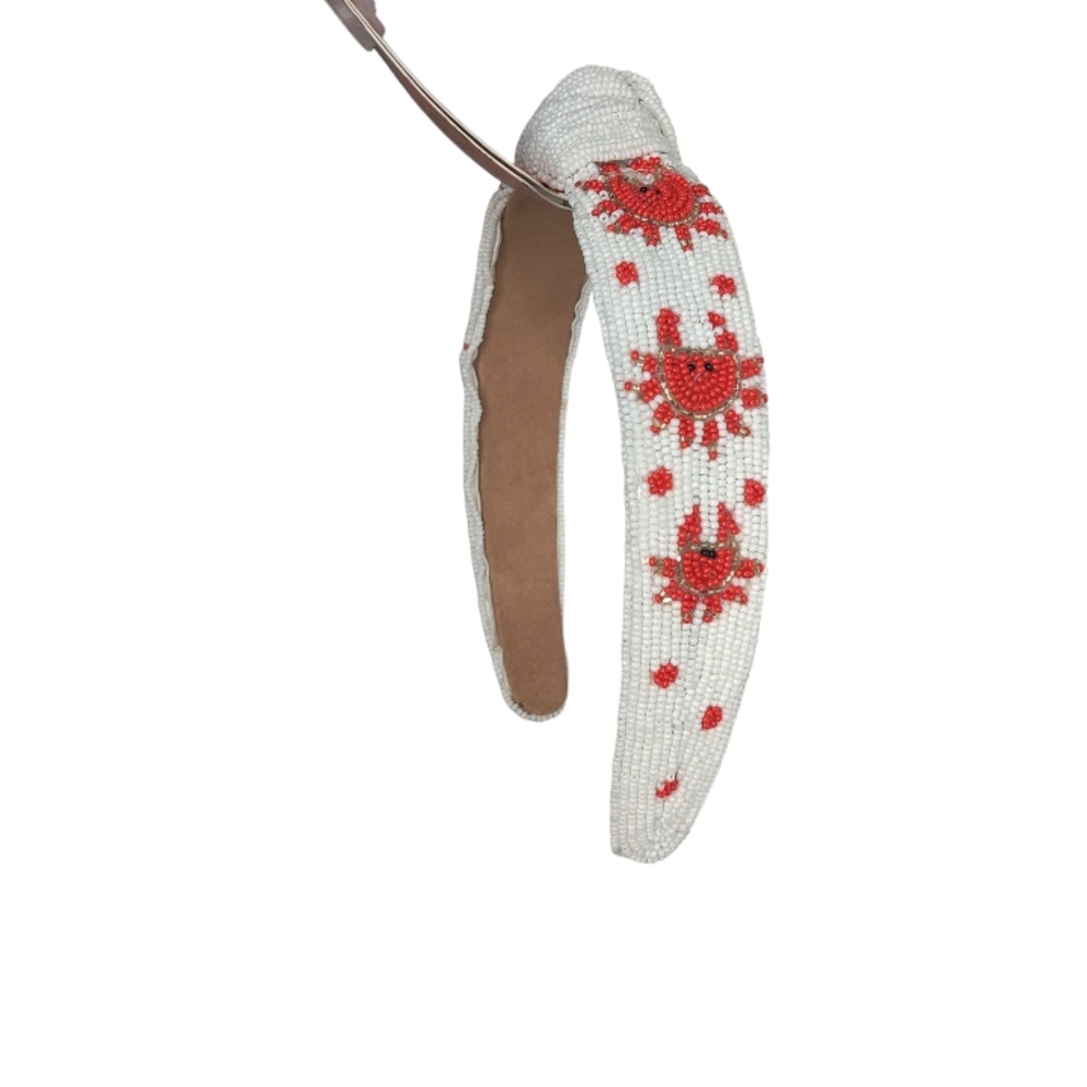 Piper K Beaded Crab Headband